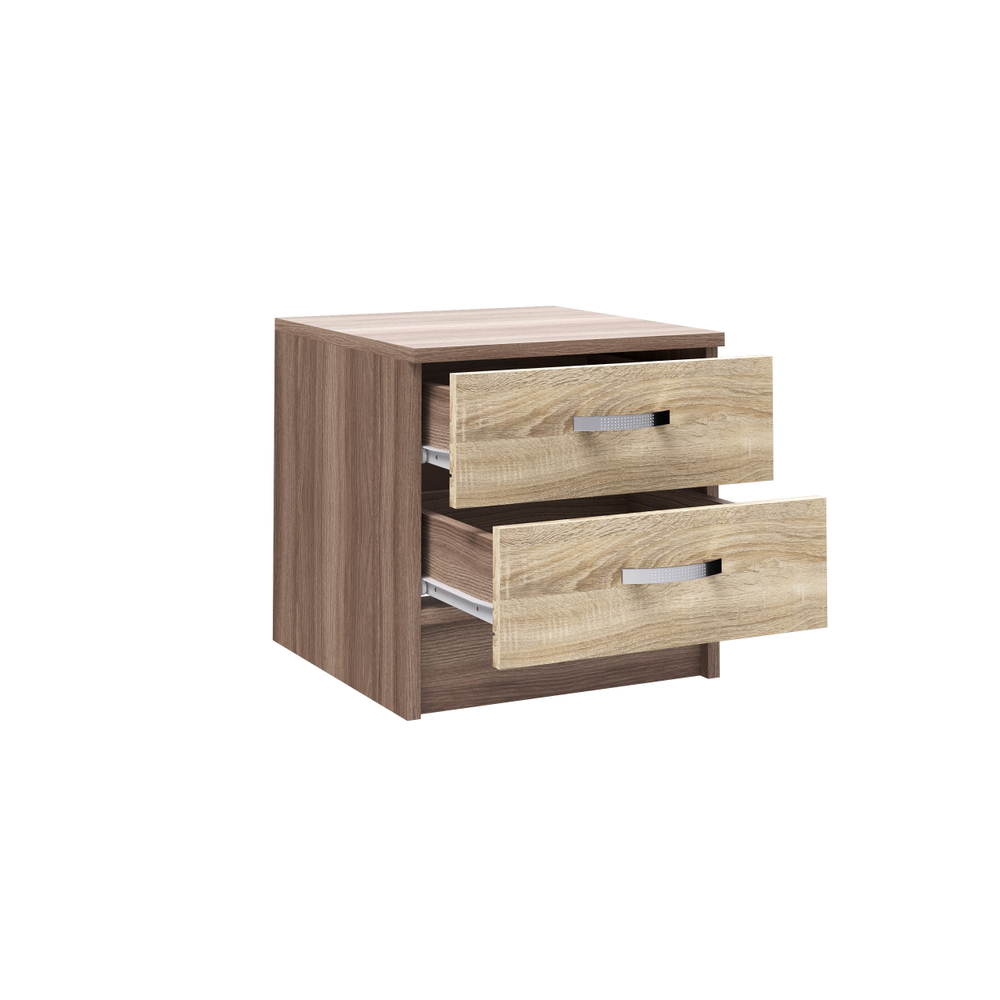 Тумба прикроватная Ронда ясень шимо/дуб сонома