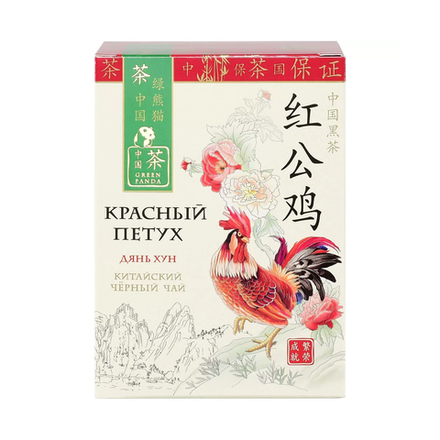 Чай черный крупнолистовой Green Panda Красный петух, 100 г
