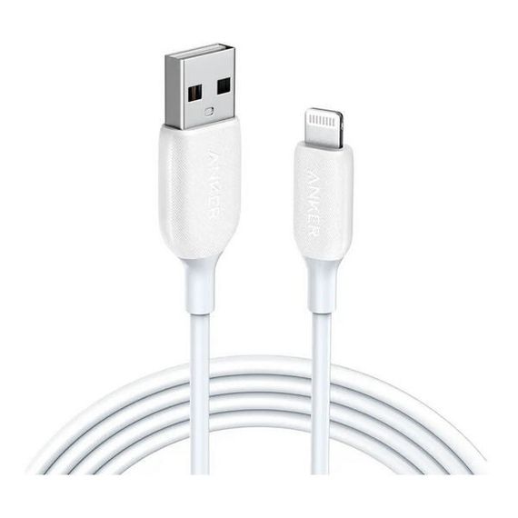 Кабель Anker PowerLine III USB-A - Lightning 1.8 м (A8813H21) белый