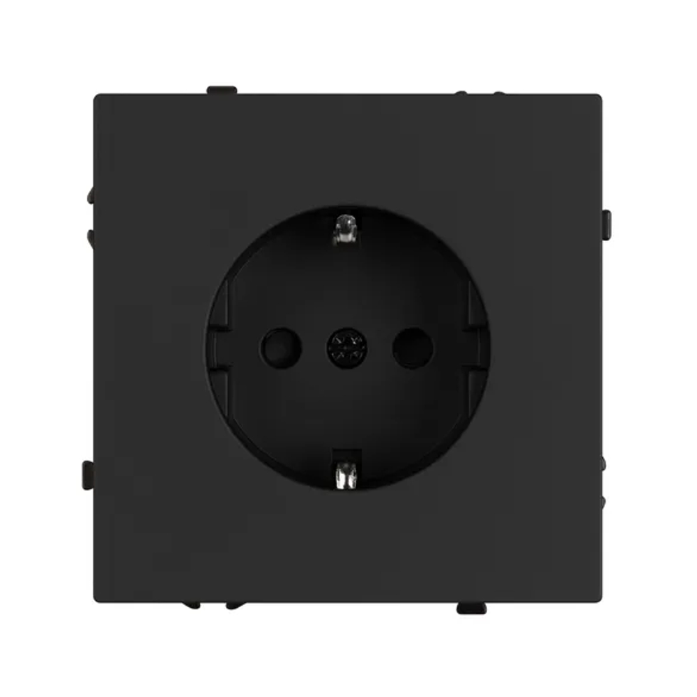 Механизм электрической розетки SCT-NOBE-MEU1-SFPL-BK (230V, 16A) (Arlight, -) 054277