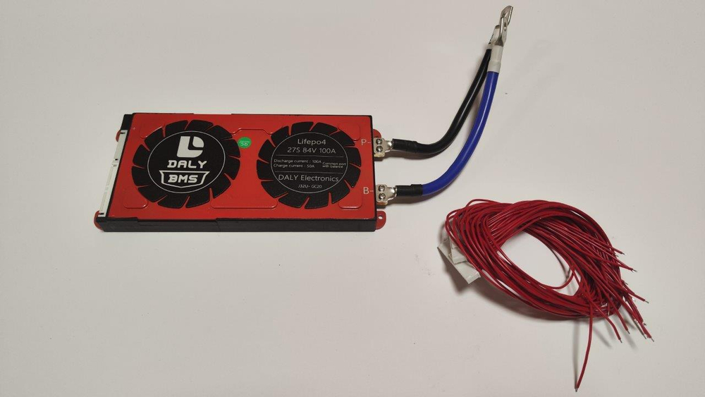 Плата контроля BMS LiFePO4 27S 84V 100A