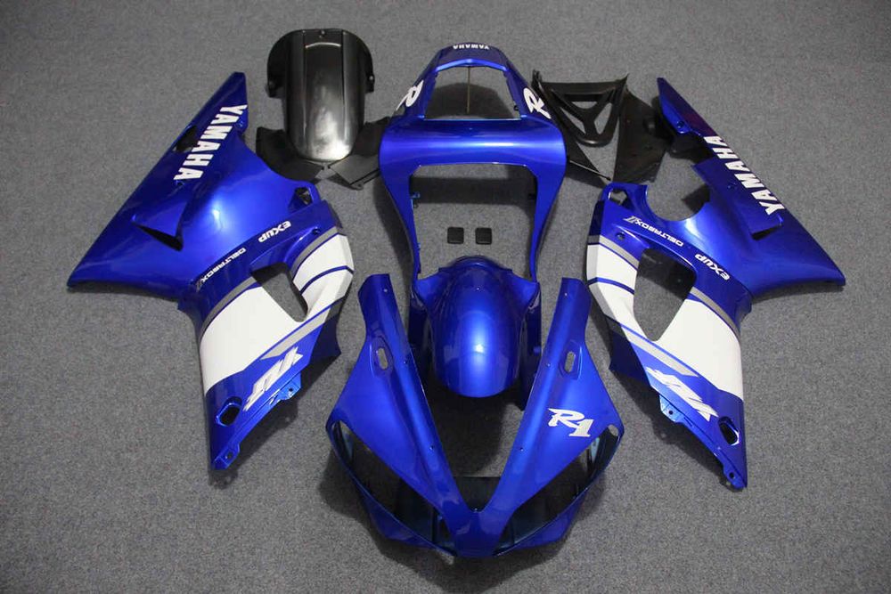 Комплект пластика для мотоцикла Yamaha YZF-R1 00-01 Сине-Белый COLOR+