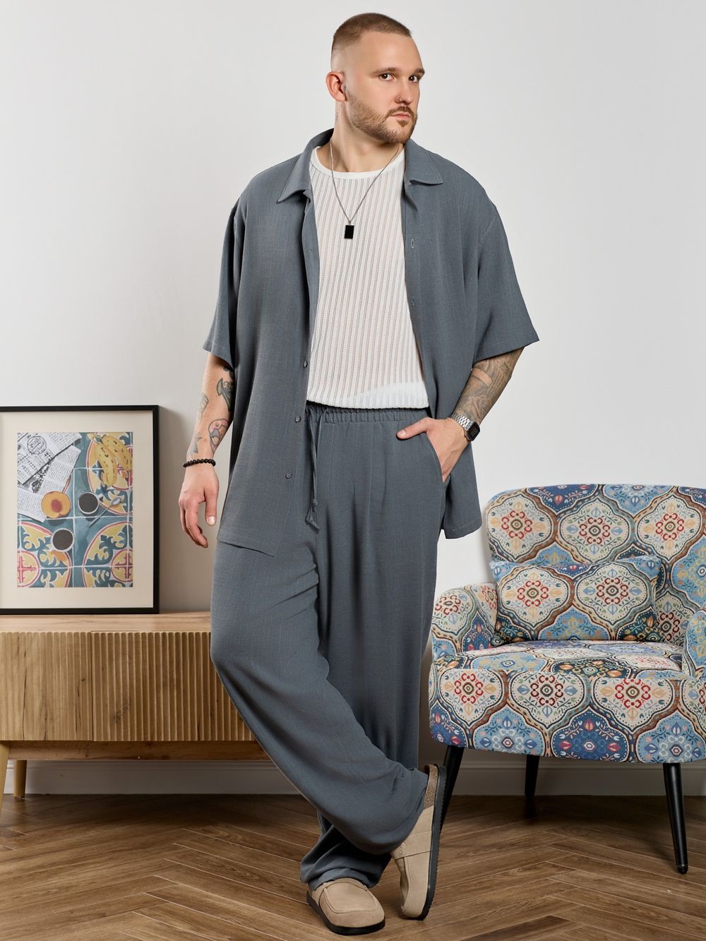 Брюки мужские Линкольн-3 Виотекс ГРАФИТОВЫЙ