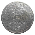 5 марок 1907 год (A) Германия-Пруссия VF-XF
