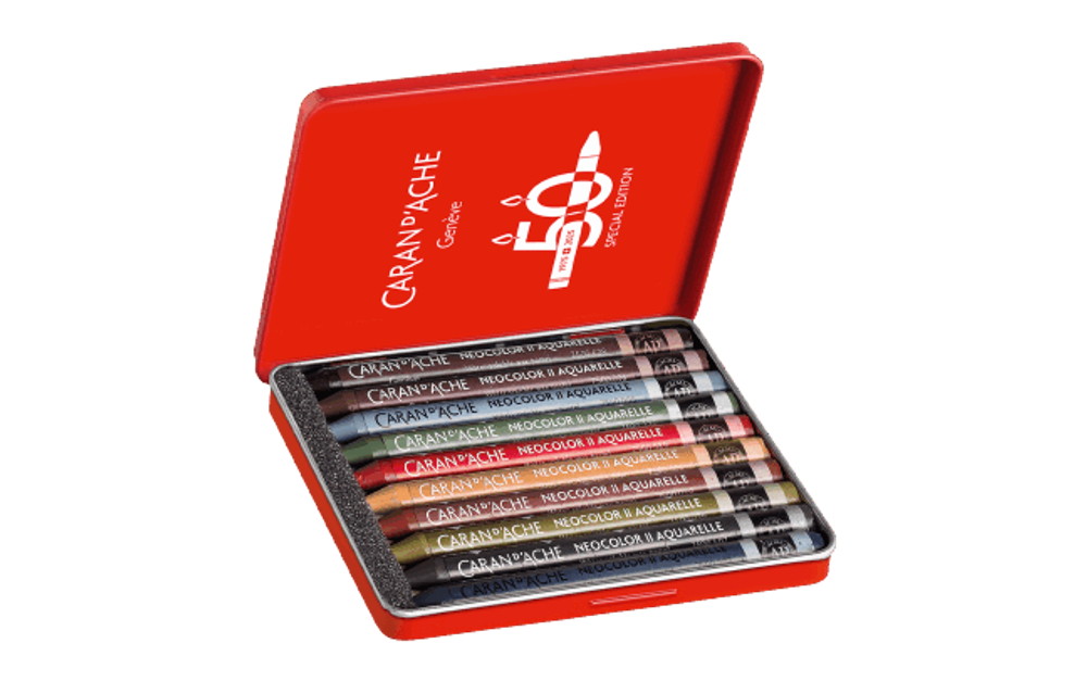 Caran d'Ache Neocolor II. Dark – Special Edition 10 шт.