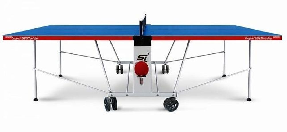 Теннисный стол всепогодный складной "Compact Expert Outdoor" (274 х 152,5 х 76 см)