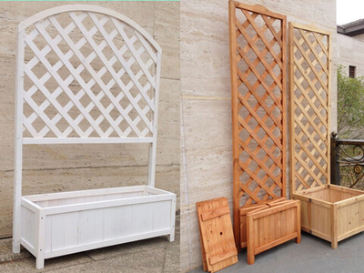 Ящик для цветов с экраном