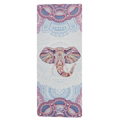 Тревел коврик для йоги Elephant Colors 185*68*0,1 см из микрофибры и каучука