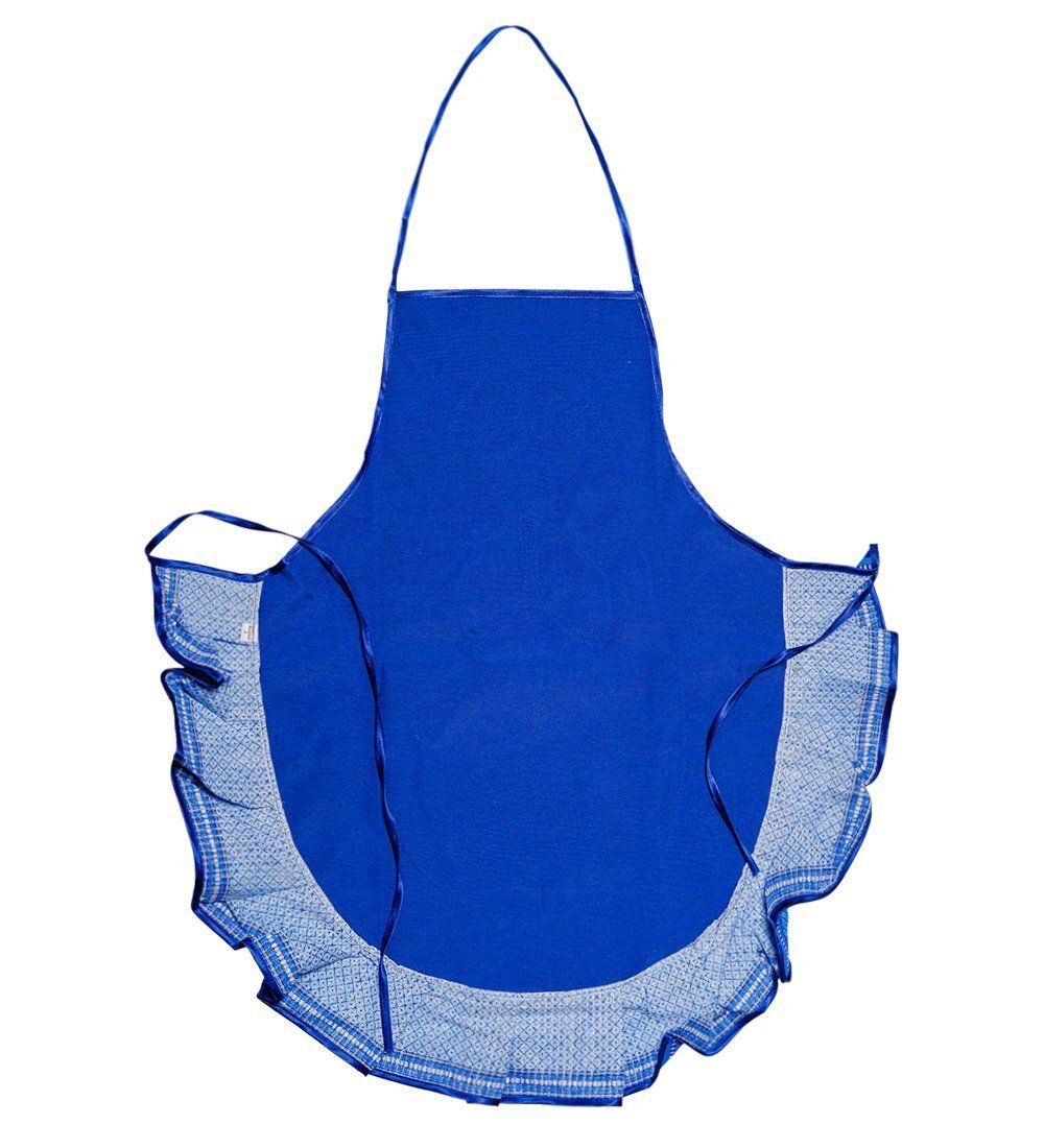 ТК-240-A Фартук «Матрешки» для взрослых (синий)