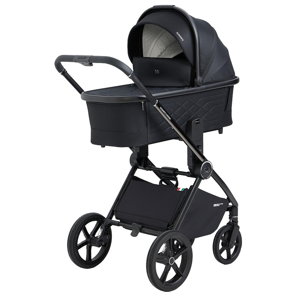 Детская коляска Sweet Baby Elegante 2 в 1 Chrome Black