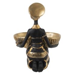 GAEM Фигурка декоративная "Африканка", L13 W11 H18,5 см