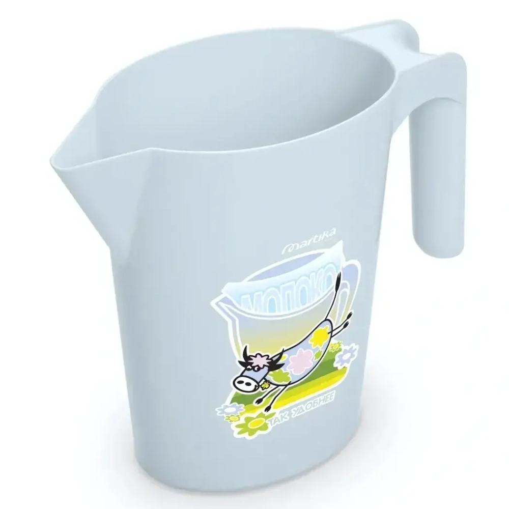 Кувшин-подставка под молочные пакеты 1л белый С47БЕЛ