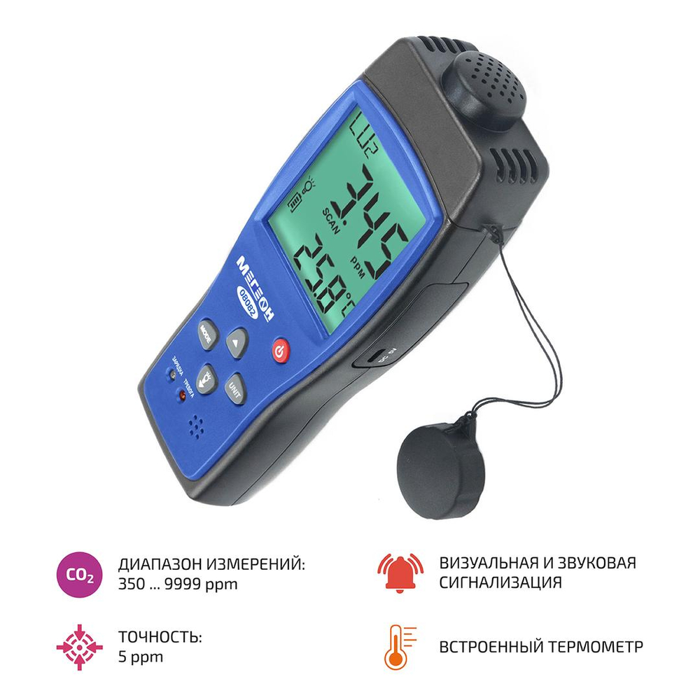 Измеритель концентрации углекислого газа МЕГЕОН 08082