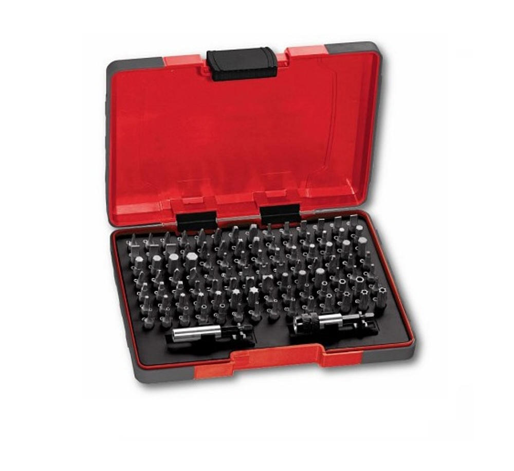 692 J100 Набор бит с магнитными держателями, 100 предметов, USAG (Италия)