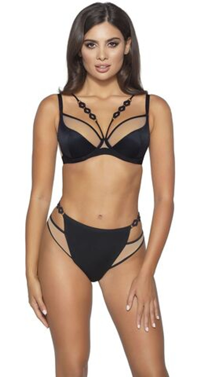 Бюстгальтер Leah с мягкими чашками (Размер: 80E) (Цвет: черный)