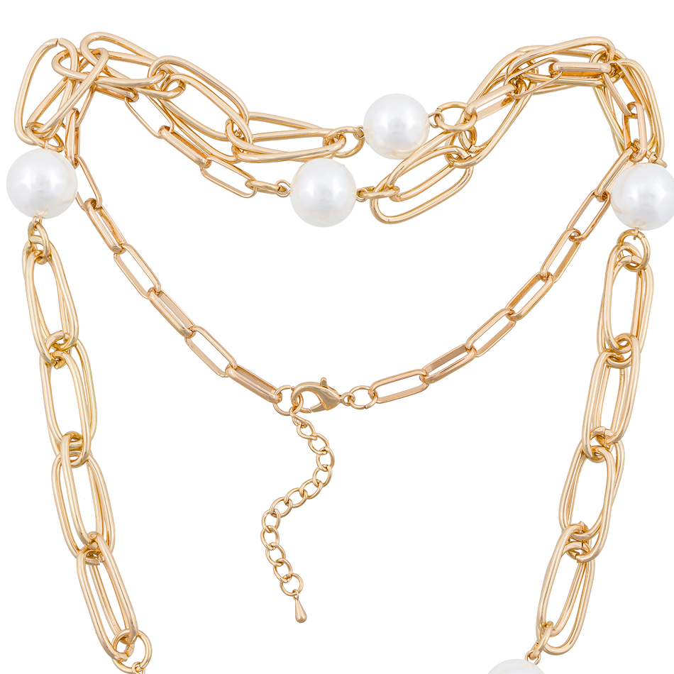 Колье Fiore Luna WHITE PEARL BCN13324-01 GI