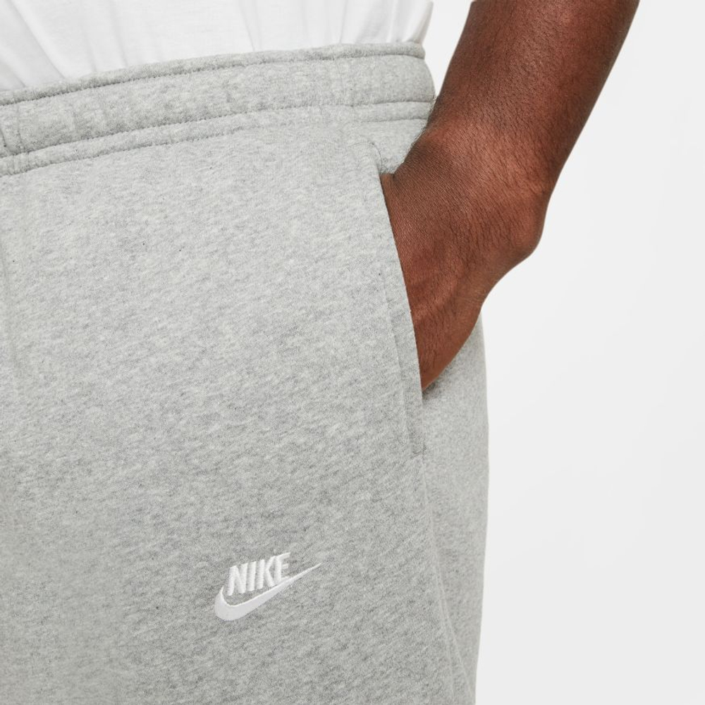Теннисные брюки Nike Sportswear Club Fleece - grey heather/mate silver/white