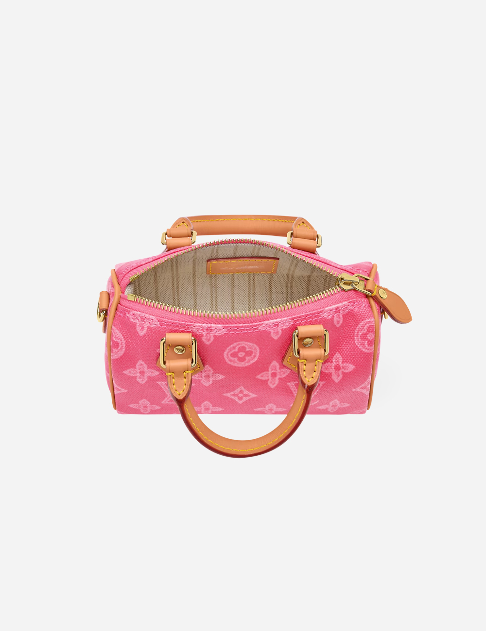 Сумка Louis Vuitton Nano Speedy "Monogram Origine Rose Ruban"