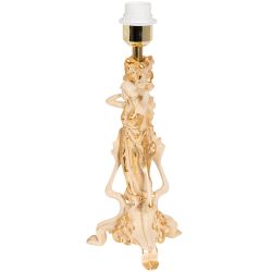 Настольная лампа Флора Айвори с абажуром №38 Vatican (Ватикан) Аквамарин