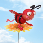 Штекер садовый "Пчелка на подсолнухе" 11*10*60см