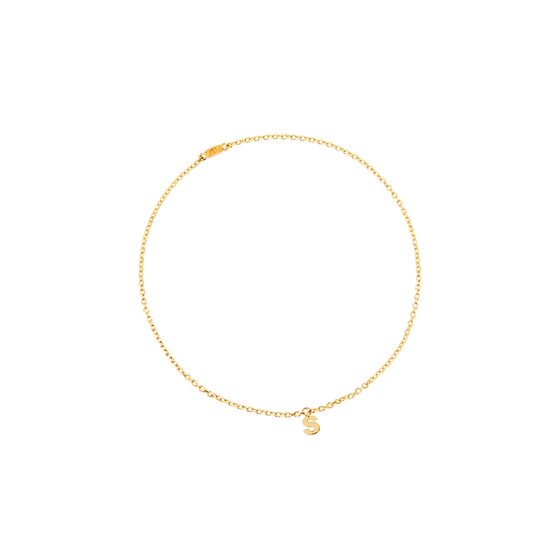 Вечный браслет Персонализация с Буквой – Золото