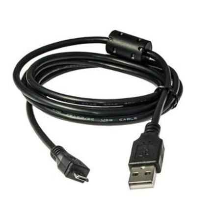USB A to microUSB черный кабель - 150см