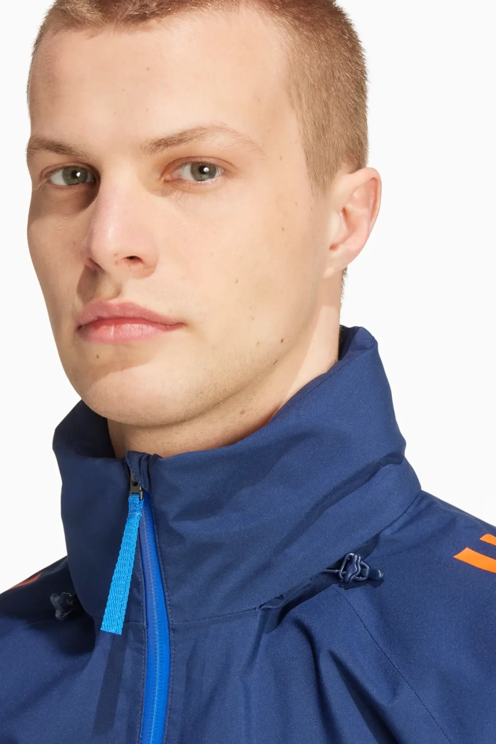 Ветровка adidas Juventus FC 24/25 Tiro Rain - темно-синий