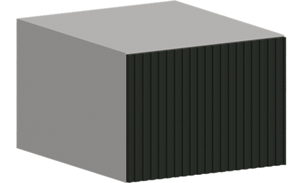 Кухня Модуль ШВГ 510 Графит / Насыщенно-зеленый