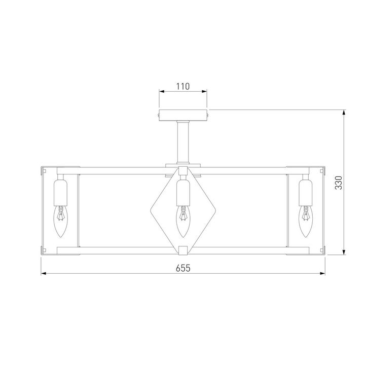 Потолочная люстра Eurosvet Aragon 60126/8 черный Smart