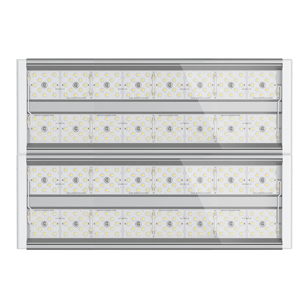 Светильник LED АВРОРА ДСП03-160-202-4К-Р Г60 160Вт 4000K IP65 Прозрачный 24000лм 482х333х100мм WOLTA PRO