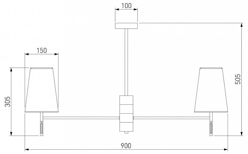 Люстра на штанге Eurosvet Milazzo 60137/8 хром
