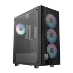 Корпус Ocypus Delta C70 BK ARGB, Midi-Tower, E-ATX, ATX, mATX, mITX, Black, Без БП