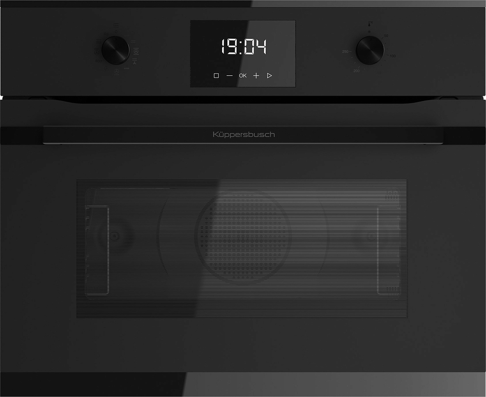 Компактный духовой шкаф с микроволнами Kuppersbusch CBM 6330.0 KSM6 MattBlack