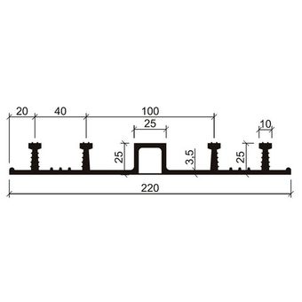 Гидрошпонка EPDM Аквастоп ДО-220/25-4/25