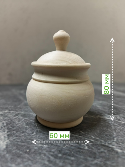 Солонка №4, заготовка 80*60 мм