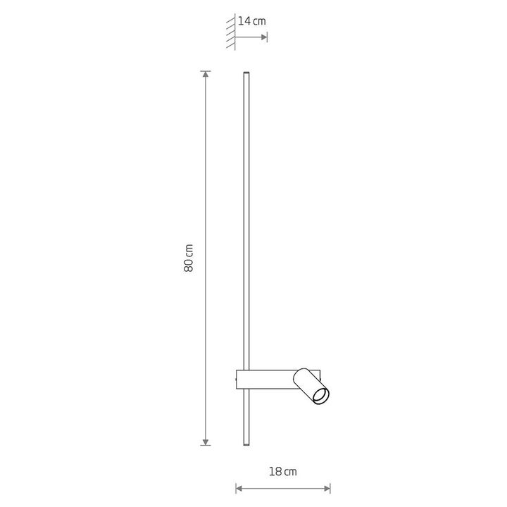 Настенный светильник Nowodvorski Easy Led Left White 11578