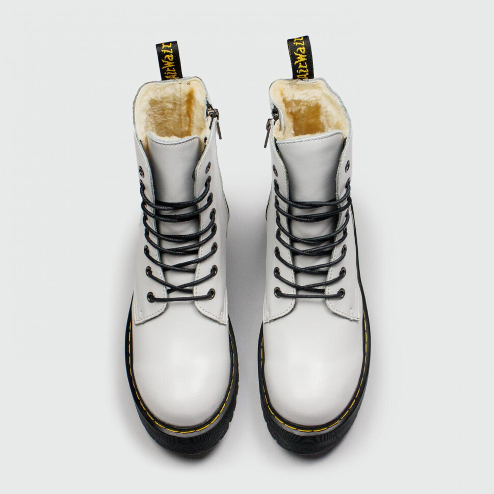 ботинки Dr. Martens 1460 White / Black Winter