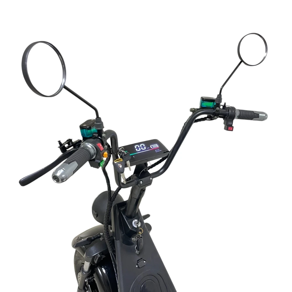 Электроскутер CITYCOCO X7 Pro TRIKE Черный глянец