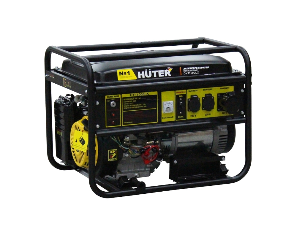 Электрогенератор Huter DY11000LX-электростартер