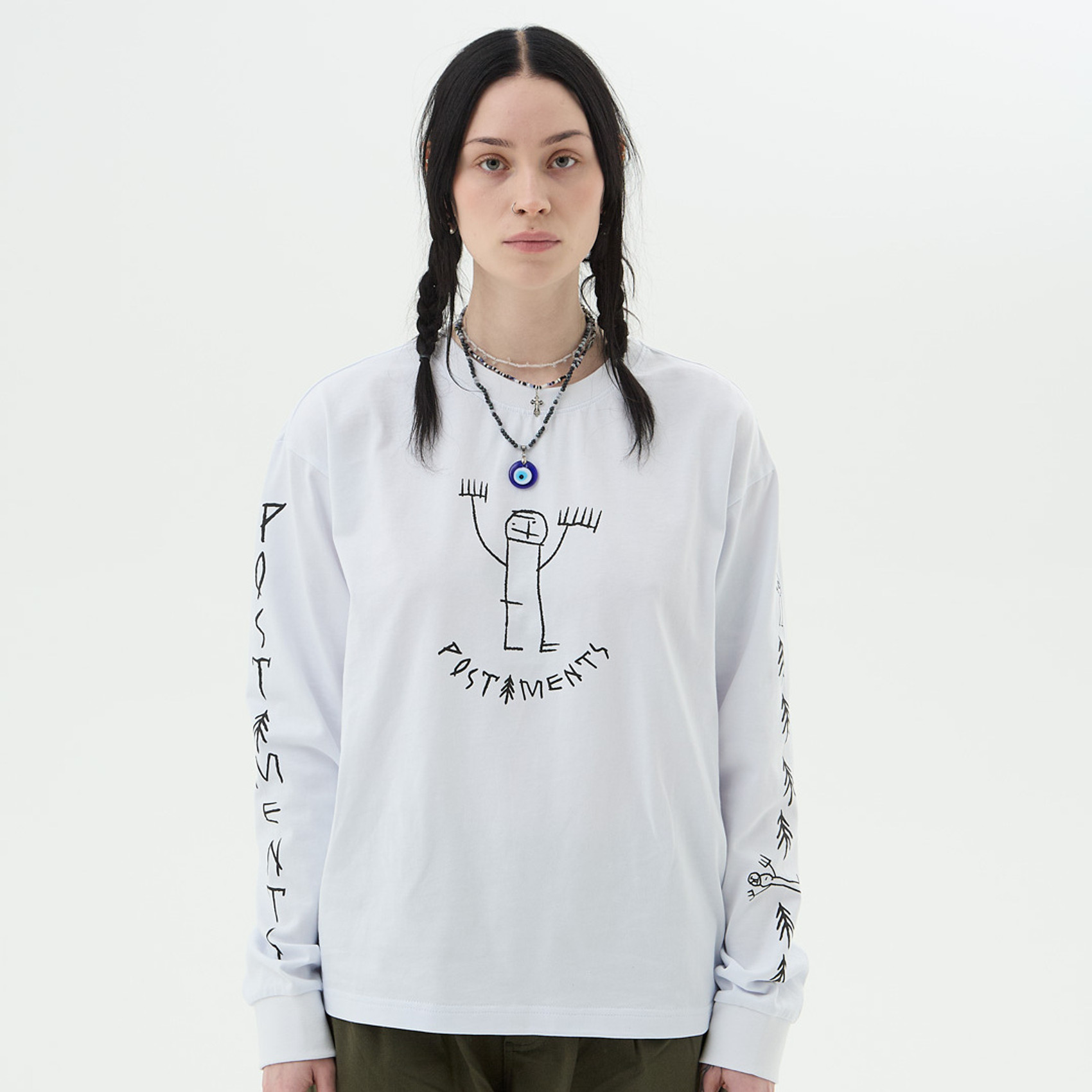 Лонгслив Postaments Beresta (white) артикул: - купить в магазине Дайс