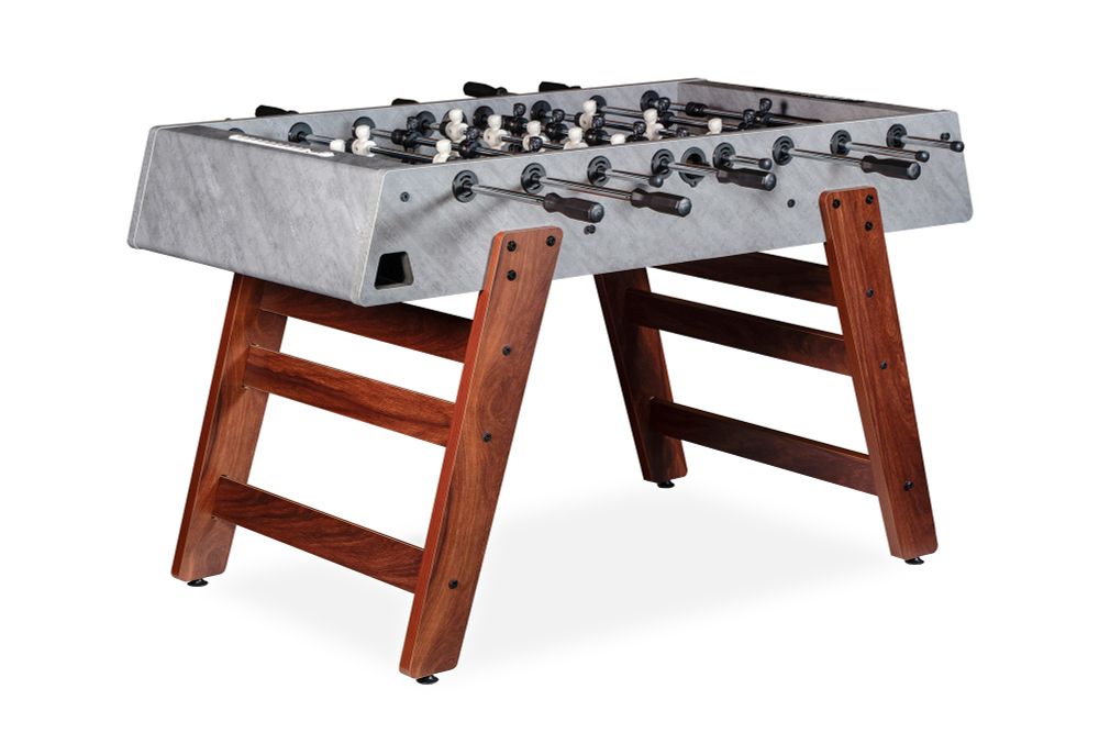Игровой стол - футбол "Japandi" серо-коричневый