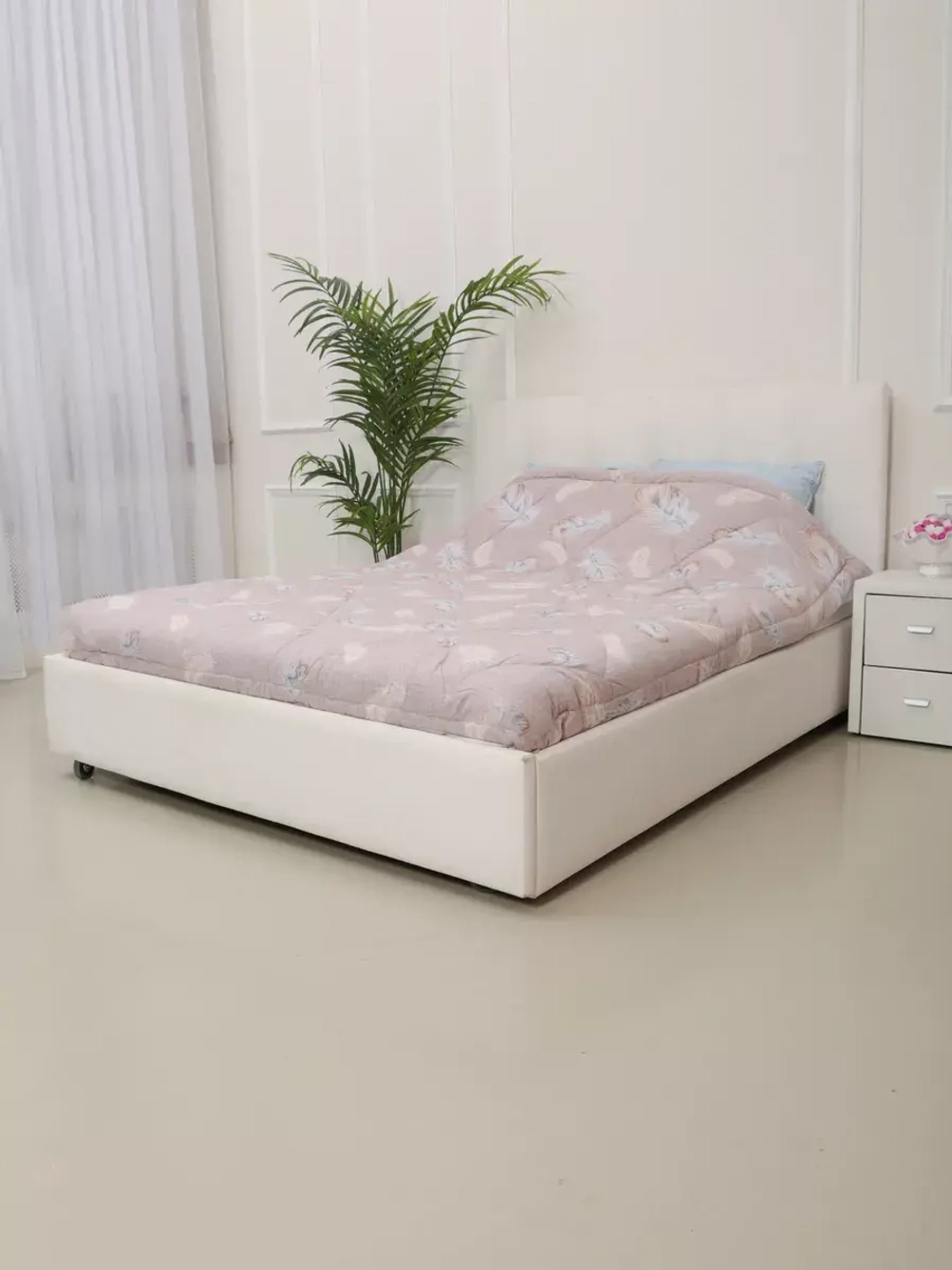 Одеяло евро всесезонное летнее облегченное лен хлопок