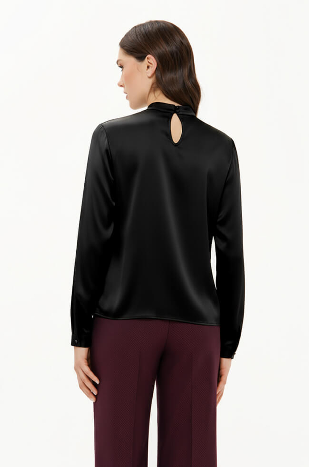 23357 Блузка женская (черный)