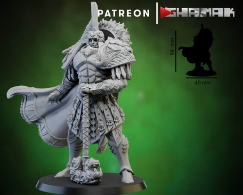 Grand Alliance Order Stormcast Eternal Annihilators Воитель с двуручным молотом №5 Командир миниатюра для dnd, днд, pathfinder, фентези, Настольная игра, НРИ, Варгейм, РПГ