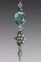 Украшение "Подвеска" цвет голубой, (161595)
