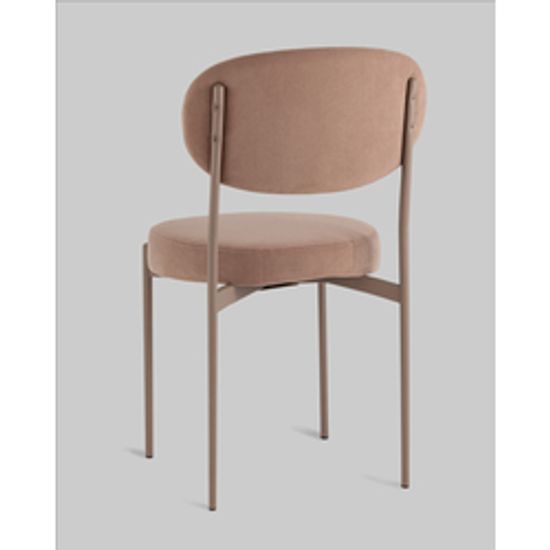 Стул Бриф DD велюр капучино каркас капучино муар 4 шт.