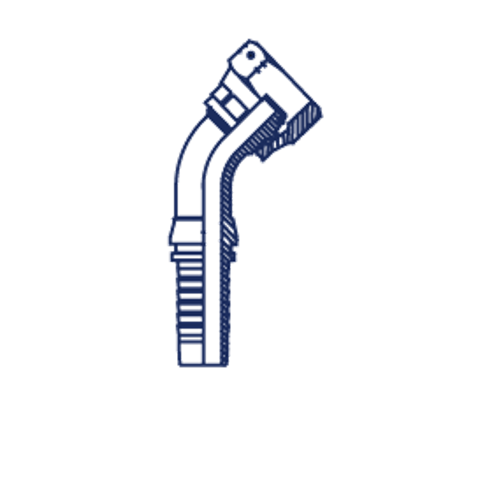 Фитинг DN 06 DKO-L (Г) 12x1.5 6 (45)