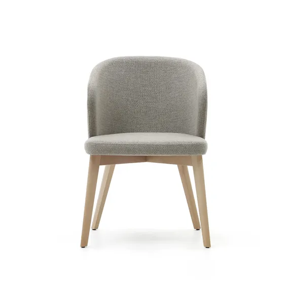 Стул Darice из коричневой синели и 100% массива бука