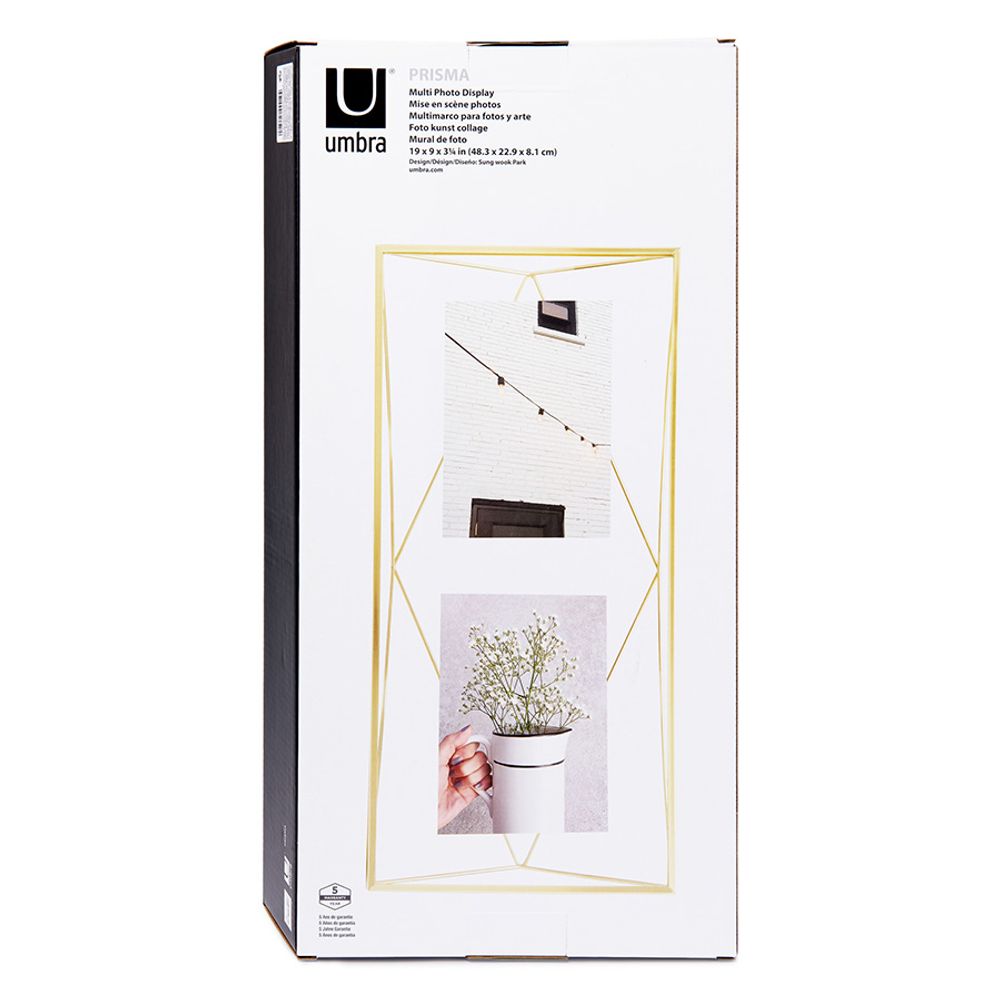 Мультирамка Prisma, латунь