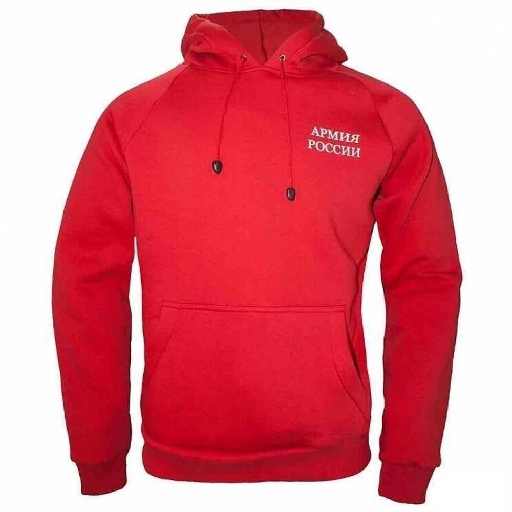 Толстовка армейская спортивная красная